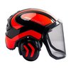 Pfanner Protos Integral ARBORIST Helmet - Black & Neon Red PROTOS-BHVR